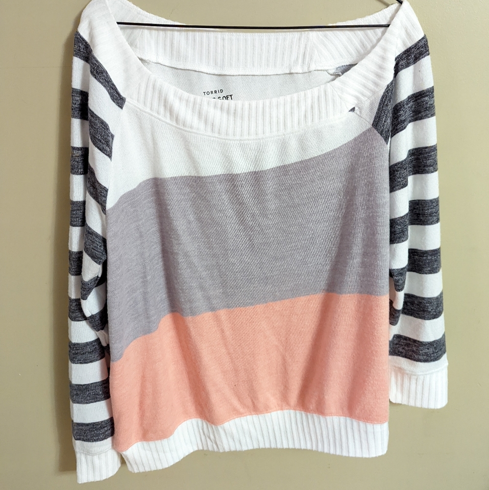 Torrid drop shoulder sweater